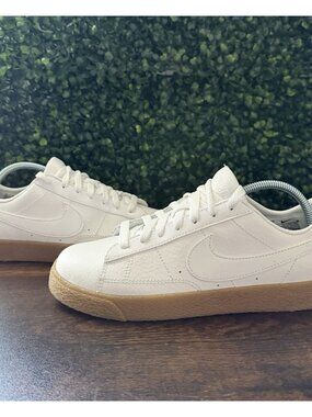 Nike Blazer Low White Gum Kids Size 6 Athletic Shoes DH1060-100 Women Size 7.5